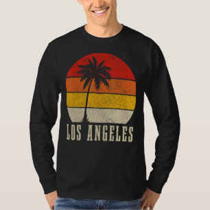 Camiseta Los Angeles California La Palm Trees Pride Vintage