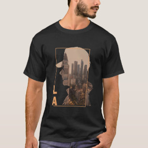 Camiseta Los Angeles California LA Skyline Pride Vintage