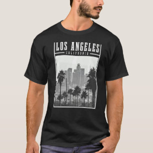 Camiseta Los Angeles California La Skyline Vintage Pride 1