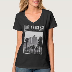 Camiseta Los Angeles California La Skyline Vintage Pride 1