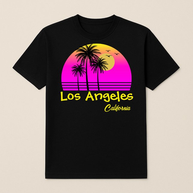 Camiseta Los Angeles California Retro Sunset (Criador carregado)