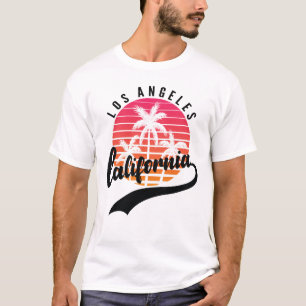 Camiseta Los Angeles, California Retro Sunset Men's T-Shirt