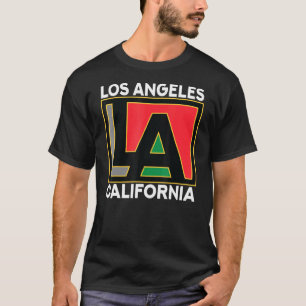 Camiseta Los Angeles California Usa Vintage Retro Typografo