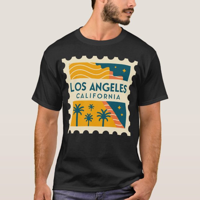 Camiseta Los Angeles California Vintage (Frente)