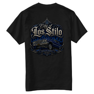 Camiseta Los Angeles Construída Não Comprada com e