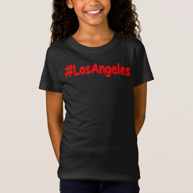 Camiseta "#Los Angeles" Design. Comprar Agora (Frente)