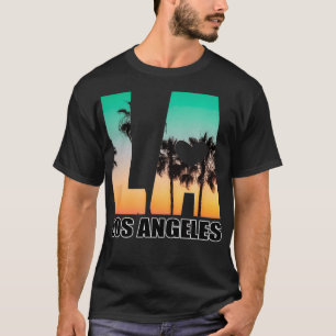 Camiseta Los Angeles design LA Palm Tree Sunset Boulevard T