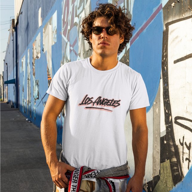 Camiseta Los Angeles Graffiti Style T-Shirt (Criador carregado)