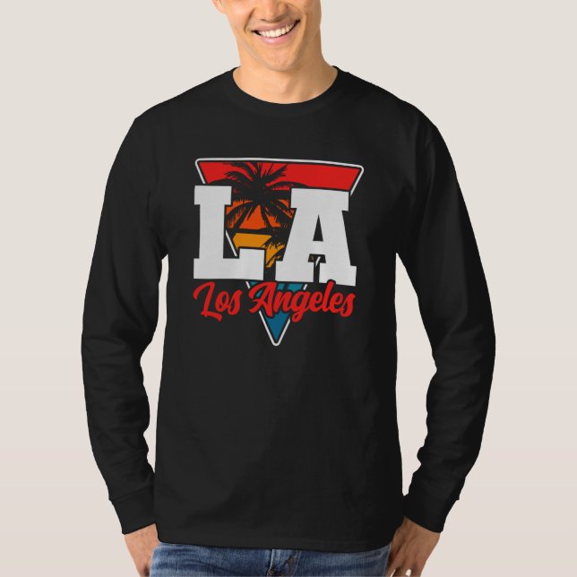 Camiseta Los Angeles LA California  18 (Frente)