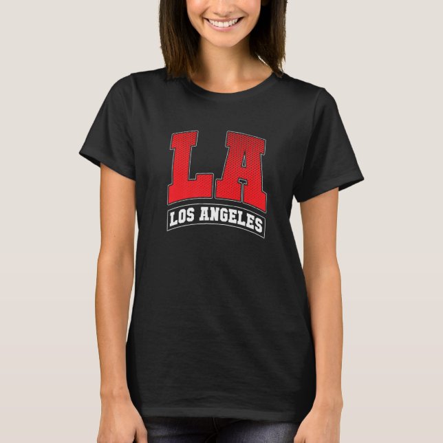 Camiseta Los Angeles LA California  2 (Frente)