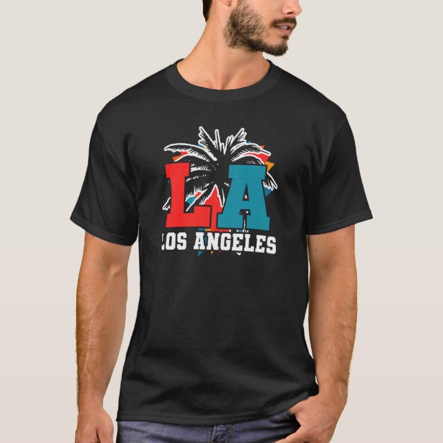 Camiseta Los Angeles LA California  3 (Frente)