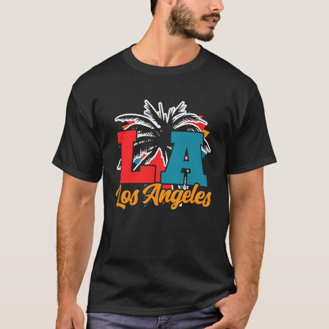 Camiseta Los Angeles LA California 3 (Frente)