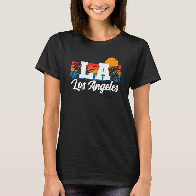 Camiseta Los Angeles LA California  4 (Frente)