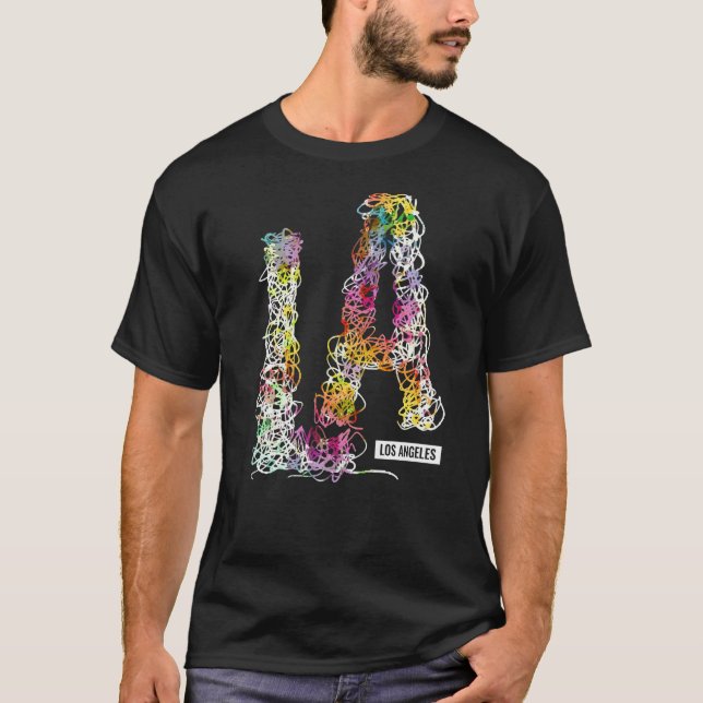 Camiseta Los Angeles LA California Gift Premium (Frente)