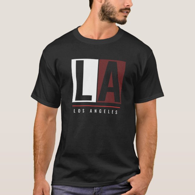 Camiseta Los Angeles LA California Gift Premium_6 (Frente)