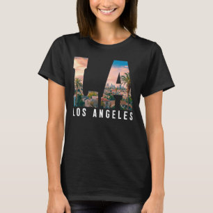 Camiseta Los Angeles La California Men Retro Clothin