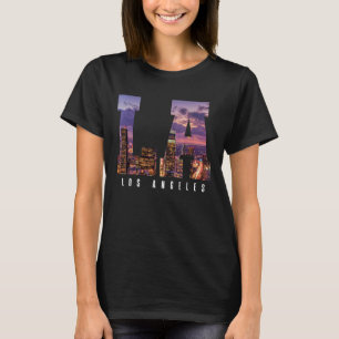 Camiseta Los Angeles La California Retro Vintage Los Angele