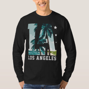Camiseta Los Angeles La California Retro Vintage Los Angele