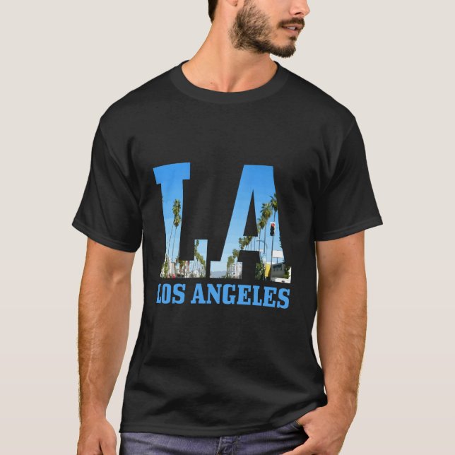 Camiseta Los Angeles La Vintage California La (Frente)