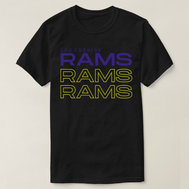 Camiseta Los Angeles Rams 1 (Frente do Design)
