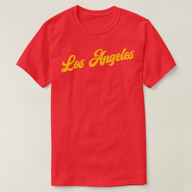 Camiseta Los Angeles Retro Los Angeles Carregadores 1 (Frente do Design)