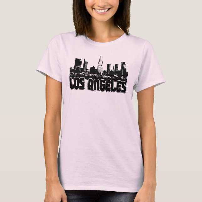 Camiseta Los Angeles Skyline (Frente)