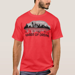 Camiseta Los Angeles Skyline GPS Coordena a Cidade do Sonho