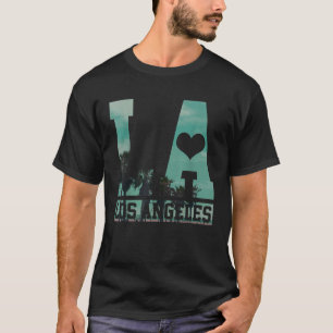 Camiseta Los Angeles Vintage California EUA América Souveni