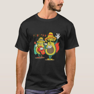 Camiseta Los Dos Avocados De Mexico Cinco Mayo Guac Avocado