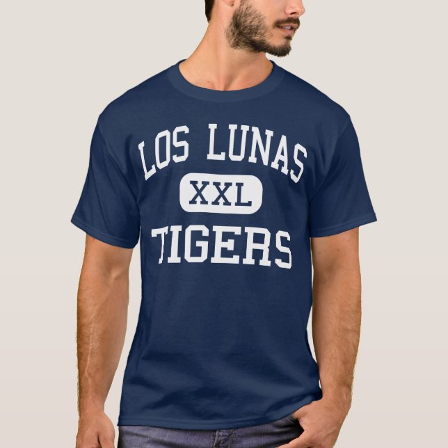 Camiseta Los Lunas - tigres - alto - Los Lunas New mexico (Frente)