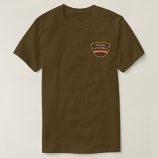 Camiseta LOS MADEROS com remendo frontal dos anos 80