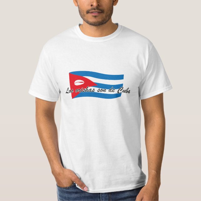 Camiseta Los Orishas son de Cuba (Frente)