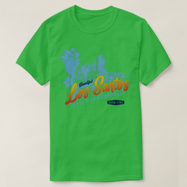 Camiseta Los Santos (Frente do Design)