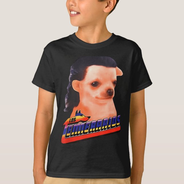 Camiseta Los Temerarios Funny Dog Chihuahua  (Frente)