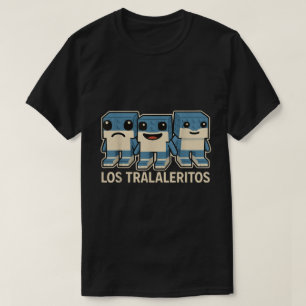 Camiseta Los Tralaleritos Italiano Brainrot Meme Engraçado
