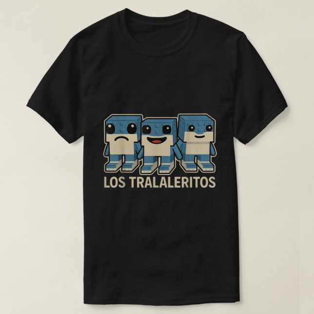 Camiseta Los Tralaleritos Italiano Brainrot Meme Engraçado (Frente do Design)