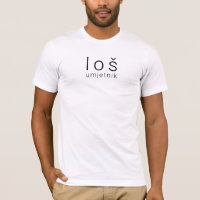 Camiseta Loš Umjetnik/Artista Ruim
