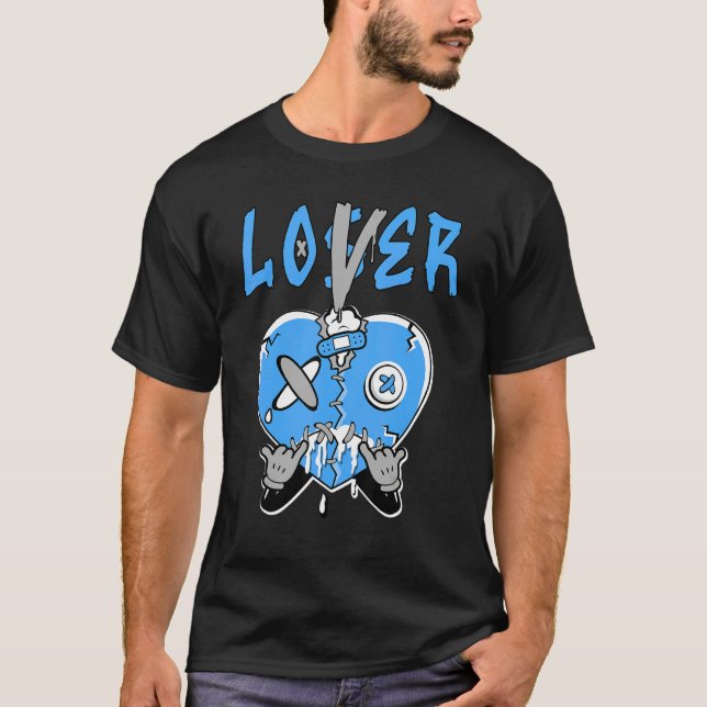 Camiseta Loser  Heart Dripping Mid Game Winner 1s Matching (Frente)