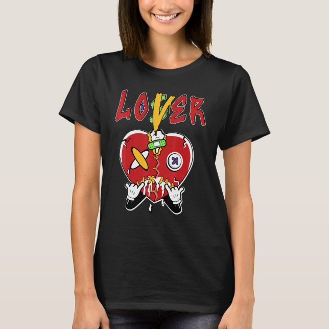 Camiseta Loser  Heart Dripping What The 5s Matching (Frente)