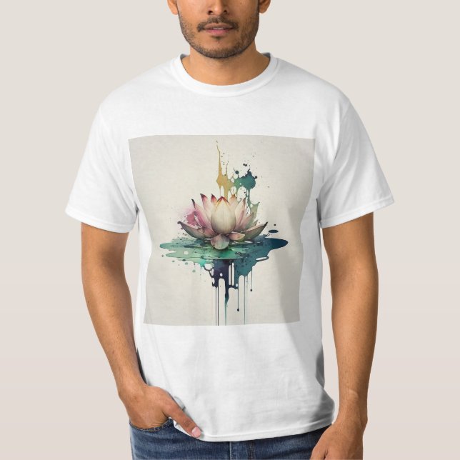 Camiseta Lotas Legacy Tee" "Urban Lotus Chic" (Frente)