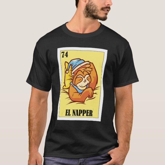 Camiseta Loteria Dormente Loteria Mexicana El Napper (Frente)