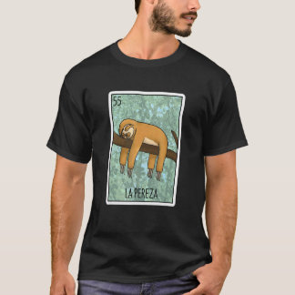 Camiseta Loteria La Pereza Lo Sloth Mexicana Cartão Loteria