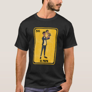 Camiseta Loteria Mexicana Bingo Engraçado Padre Espanhol O
