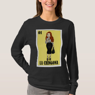 Camiseta Loteria Mexicana De Ruiva Vermelha (Lottery Mexica
