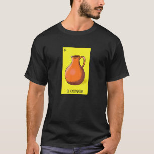 Camiseta Loteria Mexicana El Cantarito O Jogo de Pitcher do