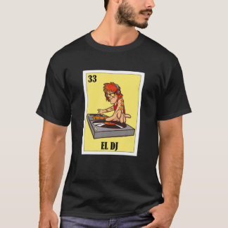 Camiseta Loteria Mexicana El Dj, Jogo De Cartão Bingo