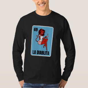 Camiseta Loteria Mexicana Lottery Devil Woman La Diabl