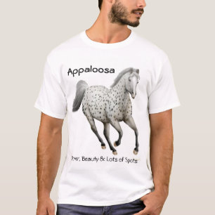 Camiseta Lotes do cavalo do Appaloosa do t-shirt dos pontos