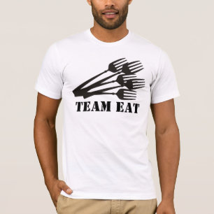 Camiseta Lotes do comensal que jantam as forquilhas que