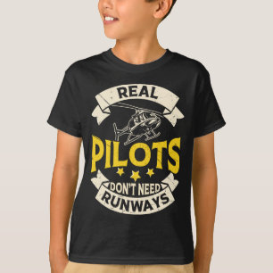 Camiseta Lotes Reais Não Precisam de Pistas de Manga Longa